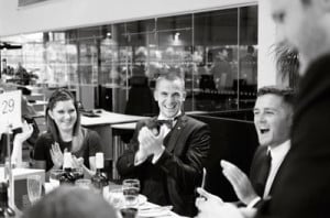 Magicians Christopher Whitelock entertaining clients