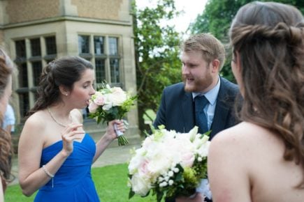 Chris doing close-up magic