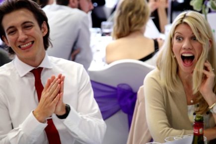 shocking wedding guests with magic