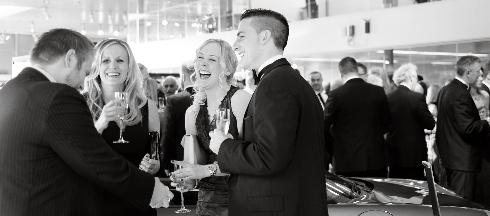 Wedding Magician Performing at drinks reception