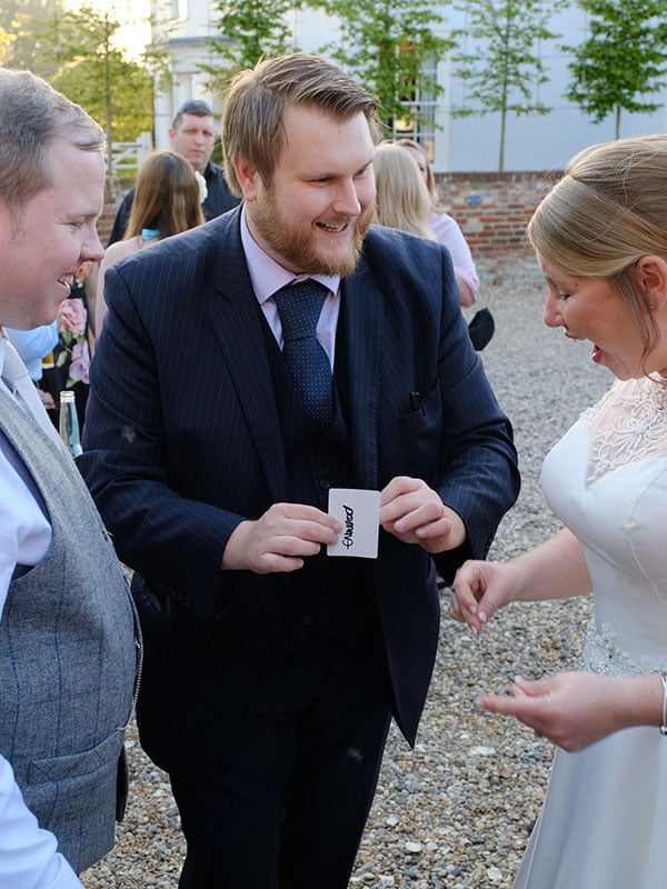 Wedding magician in Essex